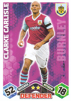 Clarke Carlisle Burnley 2009/10 Topps Match Attax #95